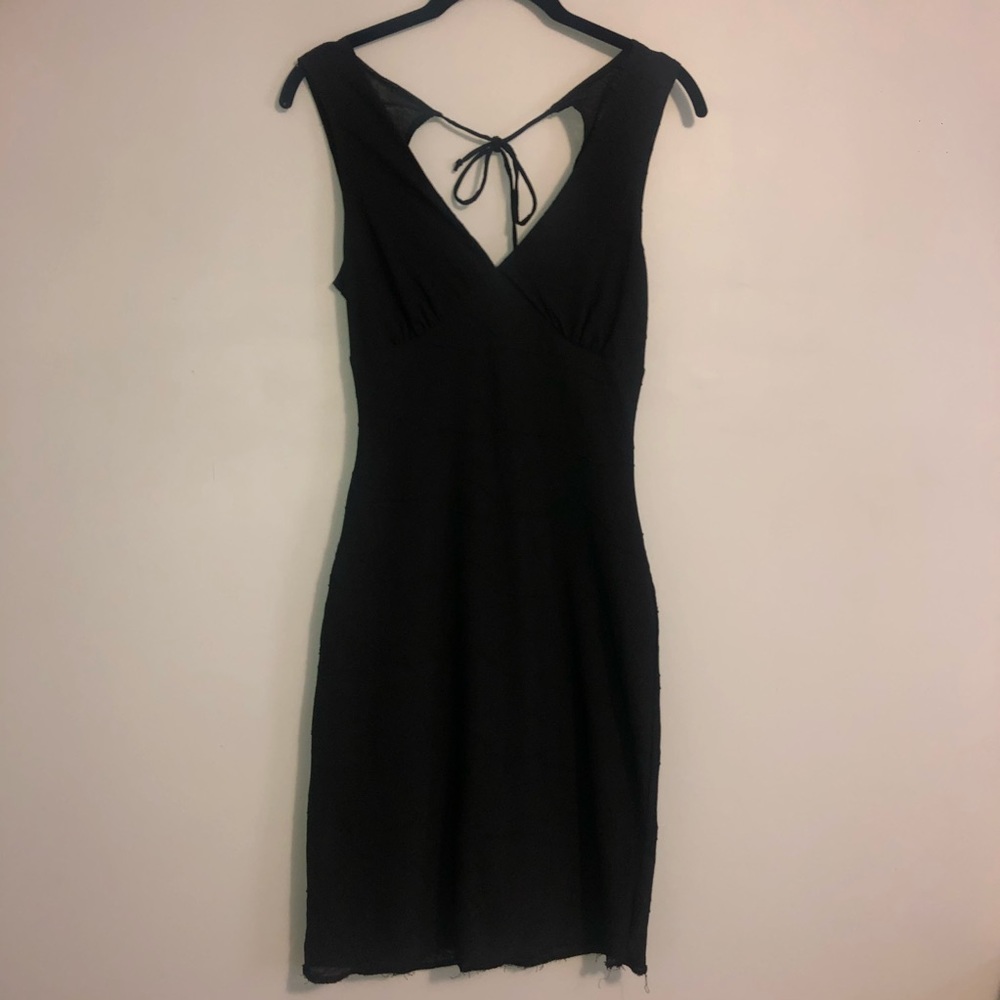 Black Textured Dress